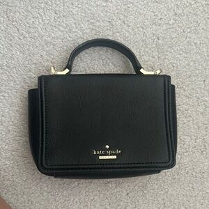 Kate Spade Black Mini Bag with Gold Hardware